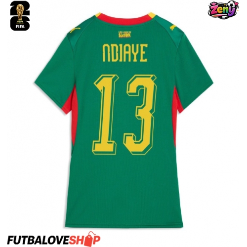 Dres Senegal Iliman Ndiaye #13 Preč pre Ženy MS 2026 Krátky Rukáv
